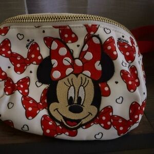 Stoney Clover Lane Red and White Minnie Mouse Shoulder Bag